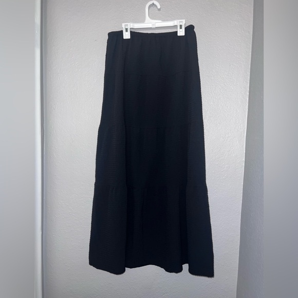Esmee Women Black A-Line Maxi Skirt - Picture 3 of 6